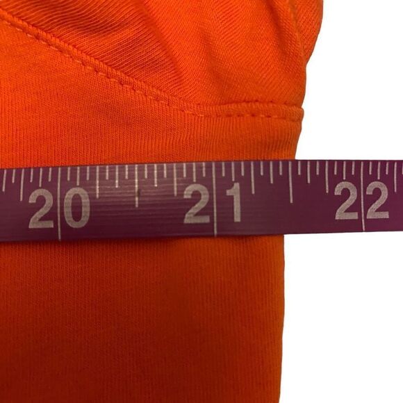 Kate Lord Long Sleeve Orange Tee with Rhinestone Golf Cart Sz Large - Picture 11 of 13